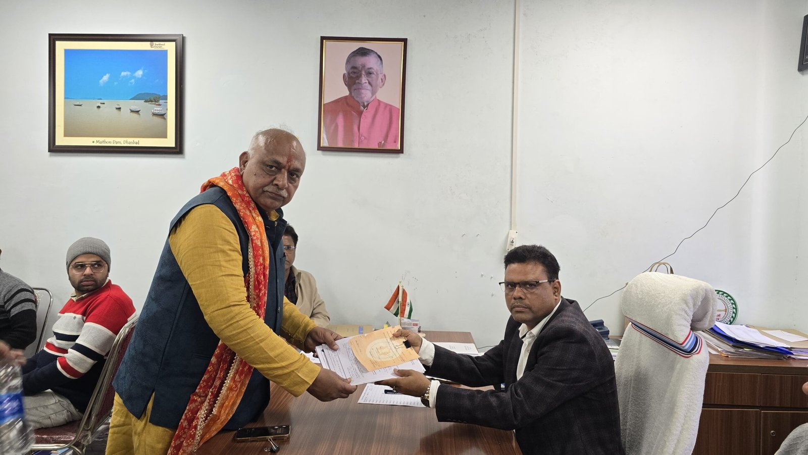 चंद्रशेखर अग्रवाल ने किया महापौर के लिए नॉमिनेशन…