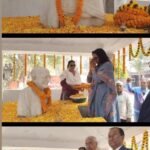 राष्ट्रपिता महात्मा गांधी के पुण्यतिथि पर लोगों ने दी श्रद्धांजलि…