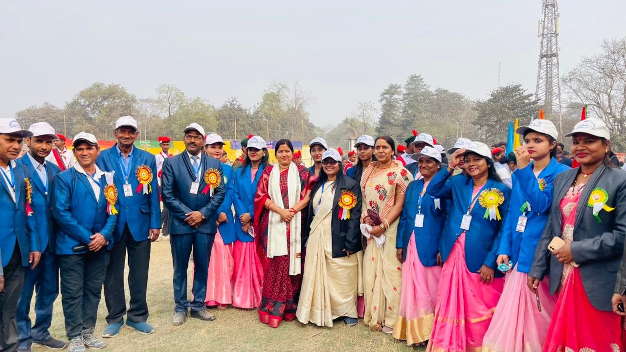 भौंरा स्टेडियम में इंडियन पब्लिक स्कूल का वार्षिक खेलकूद समारोह संपन्न…