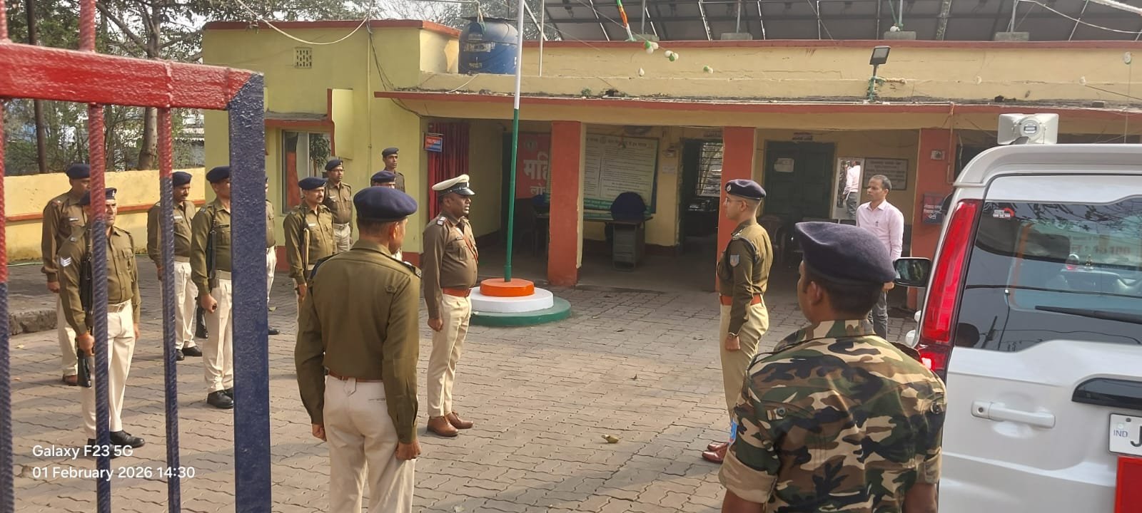 लोयाबाद थाना का ग्रामीण एसपी कपिल चौधरी ने किया निरीक्षण…