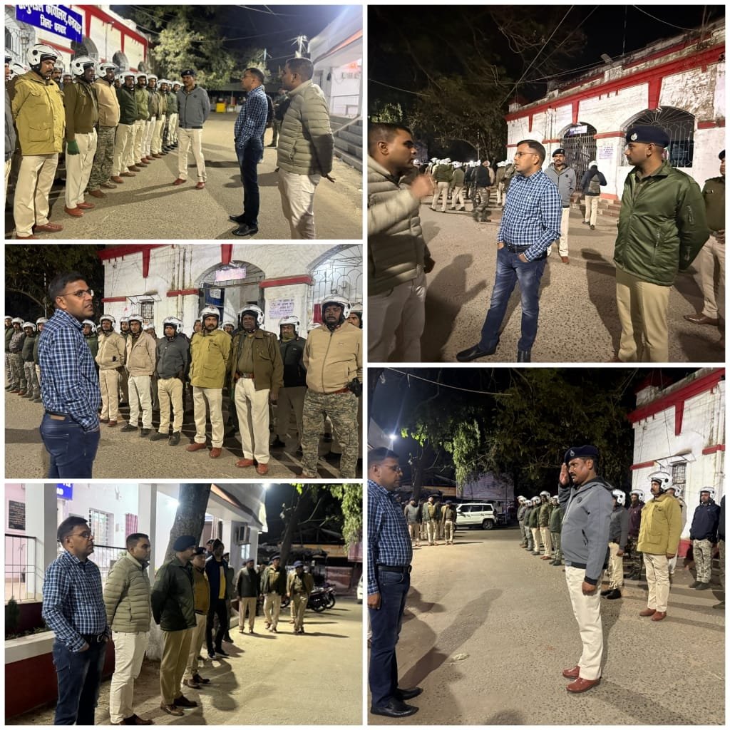 नगर निगम चुनाव के मद्देनज़र पुलिस अलर्ट, SSP ने सिटी हॉक्स टीम को दी सख्त ब्रीफिंग, अपराधियों पर कड़ी नजर रखने का निर्देश…