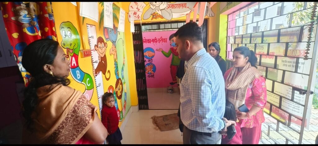 उप विकास आयुक्त ने किया मॉडल आंगनवाड़ी केंद्र का औचक निरीक्षण…