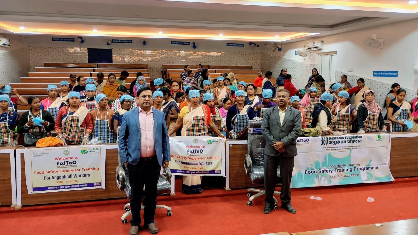 खाद्य सुरक्षा एवं मानक पर आंगनवाड़ी कर्मियों को किया प्रशिक्षित…