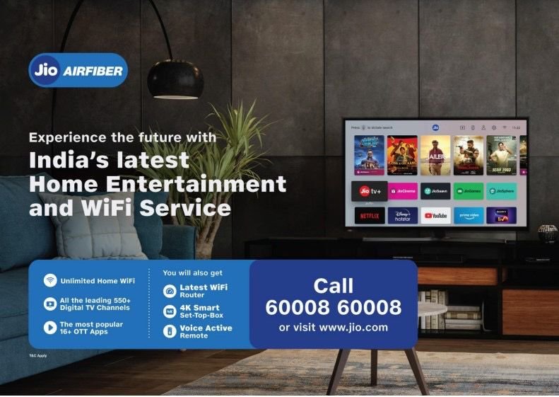 एयरफाइबर की रफ्तार से जियो की ब्रॉडबैंड ग्रोथ तेज़, IPO से पहले बिज़नेस को मिली मजबूती…