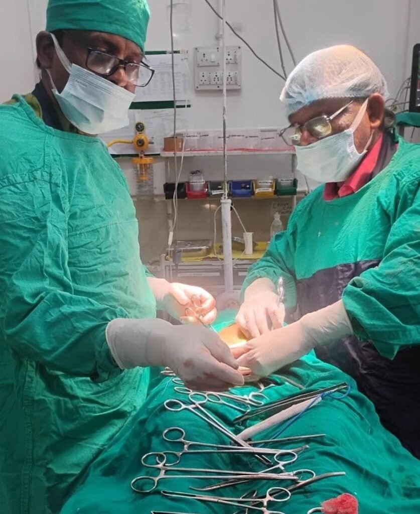 गरीब मरीज का सदर अस्पताल में हुआ निःशुल्क उपचार…