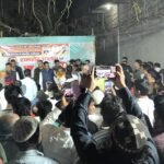 धनबाद नगर निगम चुनाव में मेयर प्रत्याशी शमशेर आलम के समर्थन में विशाल जनसभा….