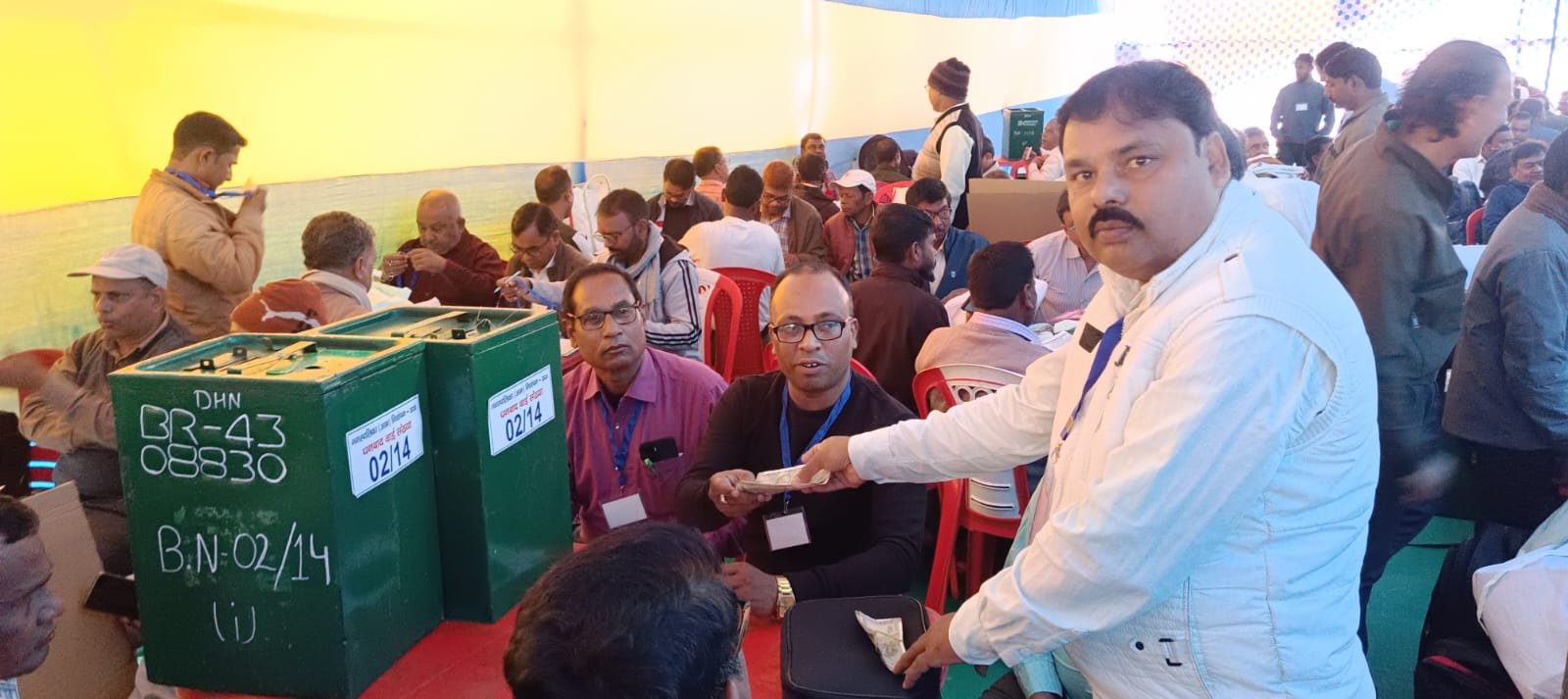 चुनाव पदाधिकारियों को ऑन स्पॉट किया पारिश्रमिक का भुगतान…