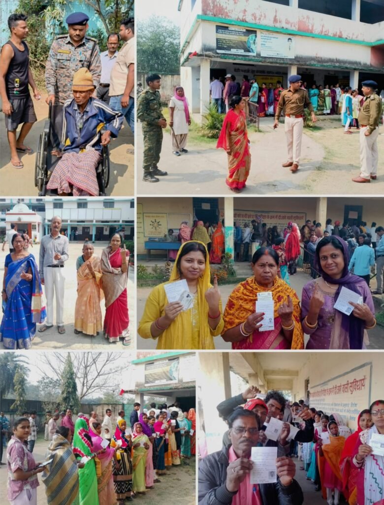 चुनाव शांतिपूर्ण संपन्न मेयर और पार्षदों का किस्मत मतपेटियों में कैद…