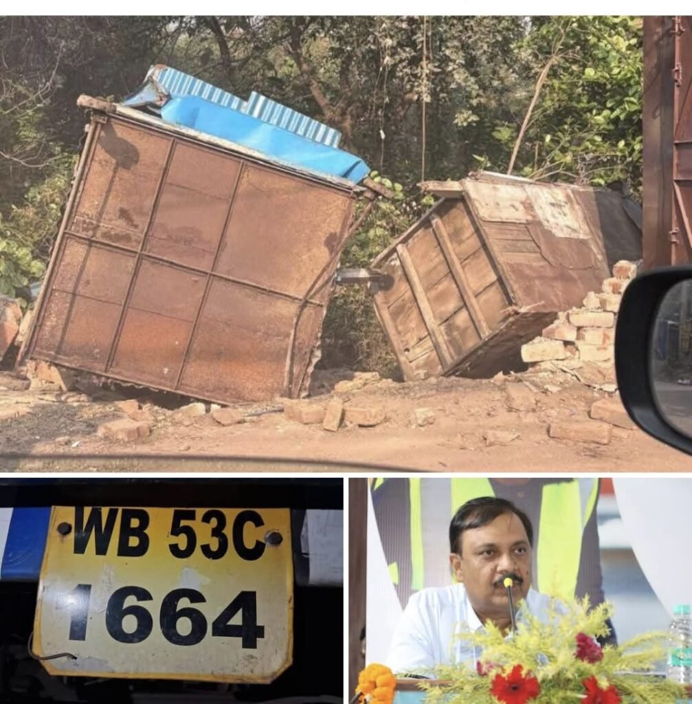 तय रूट का उल्लंघन कर शहर में घुसा अनाज लदा ट्रक, कई स्थानों पर मचाई तबाही, बाल बाल बचे #झामुमो नेता अमितेश_सहाय, पुलिस ने पीछा कर #चालक को पकड़ा…