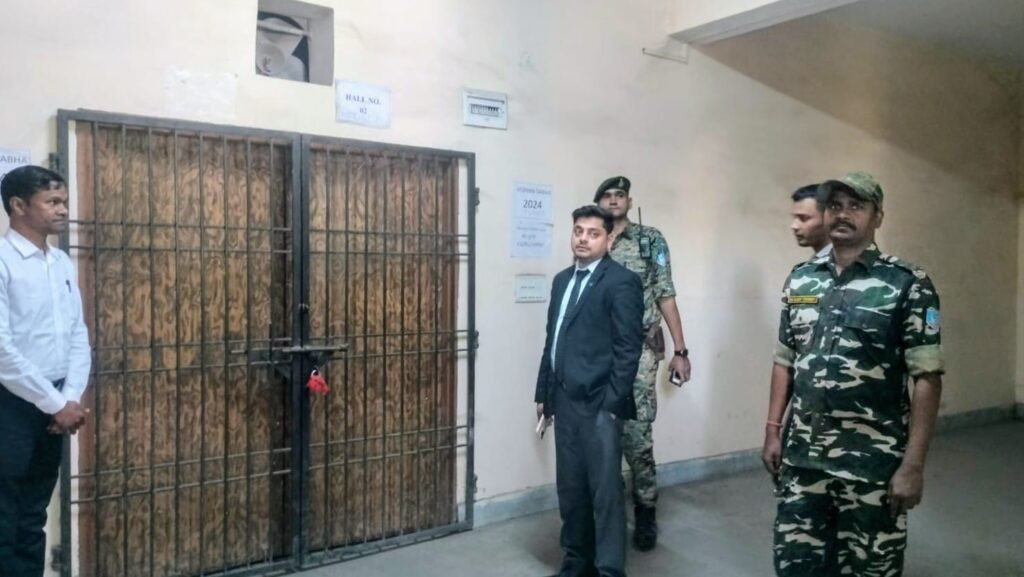 जिला निर्वाचन पदाधिकारी किया ने ईवीएम वेयर हाउस का निरीक्षण…