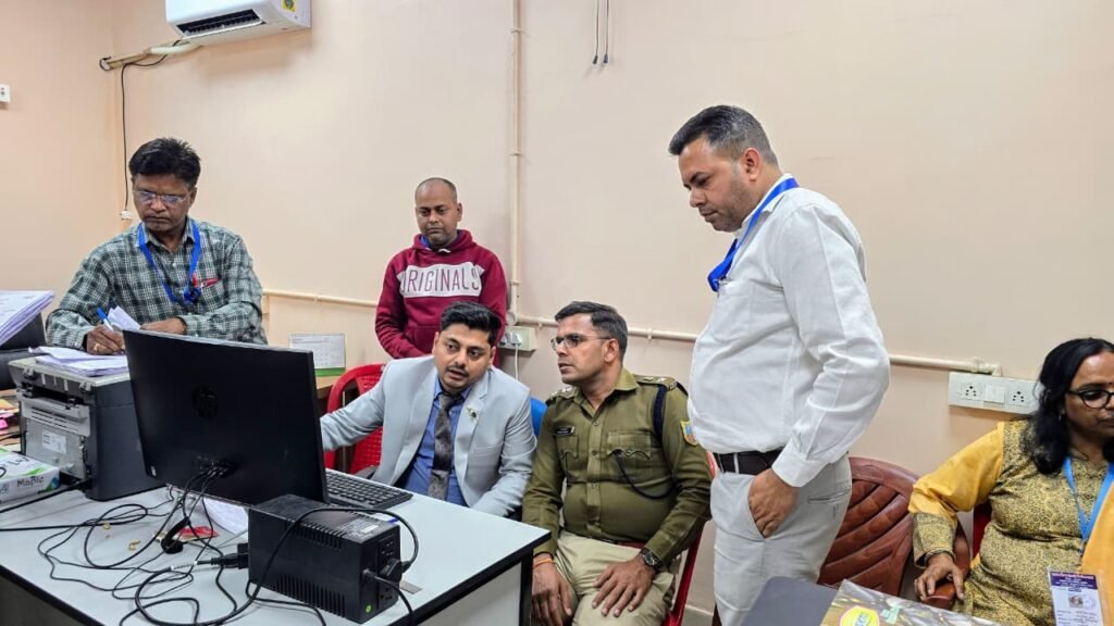 उपायुक्त व एसएसपी ने किया मतगणना हॉल का निरीक्षण…