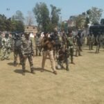 धनबाद पुलिस लाइन में दंगा नियंत्रण मॉक ड्रिल