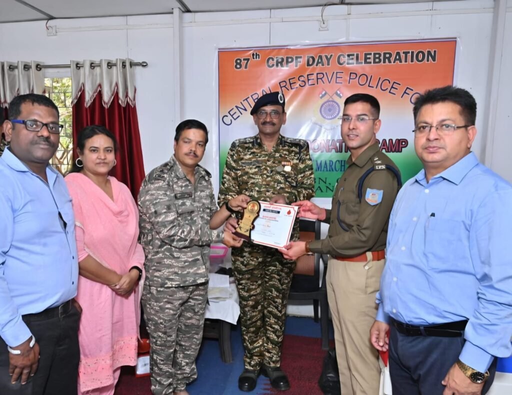87वें CRPF दिवस पर धनबाद में रक्तदान शिविर, जवानों ने दिया मानवता का संदेश…