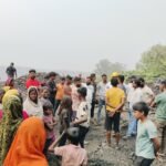 बीसीसीएल के द्वारा बनाए जा रहे C.I.S.F. चेक पोस्ट का ग्रामीणों ने किया विरोध ,घंटे उत्खनन कार्य रहा ठप…