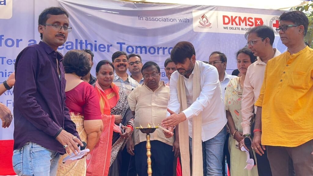 थैलेसीमिया मरीजों के लिए एचएलए जांच सह जागरूकता शिविर का आयोजन, महापौर संजीव सिंह ने किया उद्घाटन…