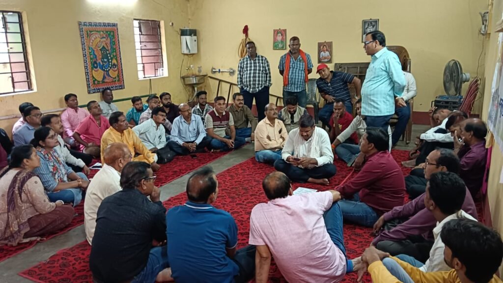 बीजेपी महानगर मनईटांड़ मंडल की हुई बैठक…
