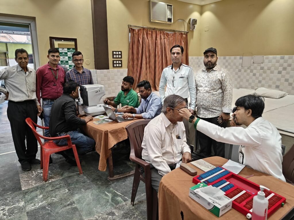 मारवाड़ी युवा मंच, झरिया शाखा द्वारा निःशुल्क नेत्र जांच शिविर आयोजित…