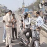 विनोद बिहारी चौक पर चला सघन वाहन जांच अभियान, कई वाहनों पर कटा भारी चालान…