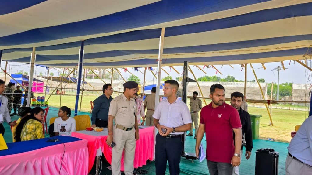 होमगार्ड भर्ती परीक्षा में शामिल हुए 545 अभ्यर्थी…