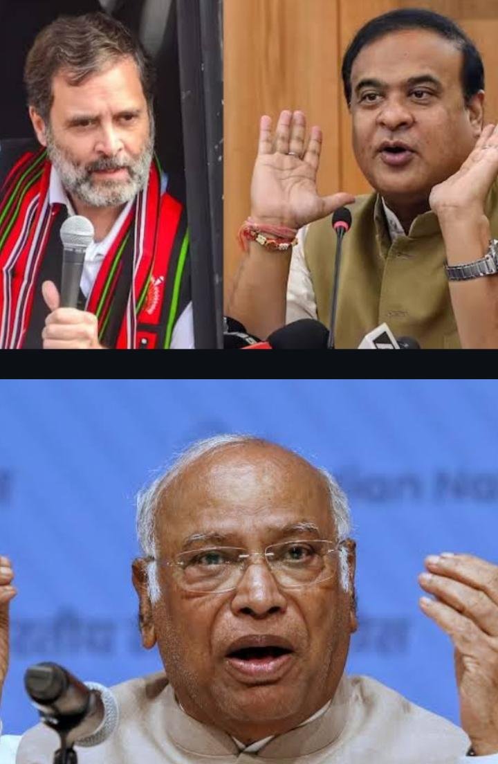 राहुल गांधी ने असम सीएम हिमंता विस्वा सरमा पर अमर्यादित भाषा बोलने को लेकर उठाया सवाल.. खड़गे के खिलाफ टिप्पणी को बताया निंदनीय व अशोभनीय..
