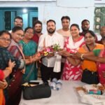 भाजपा महिला मोर्चा द्वारा अध्यक्ष संजू महतो का भव्य स्वागत…