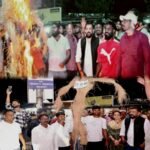 सिंदरी शहरपुरा के भूजा मोड़ में डीआरएम का पुतला दहन कर, किया गया प्रदर्शन…