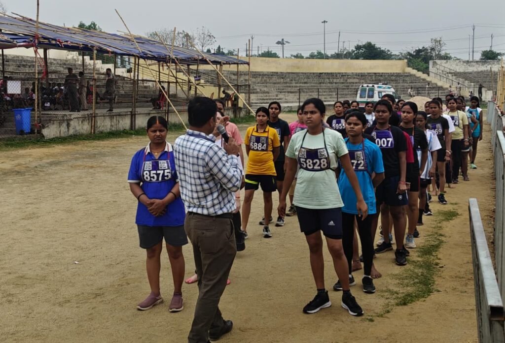 शहरी गैर तकनिकी के महिला अभ्यर्थियों ने दी शारीरिक दक्षता परीक्षा…