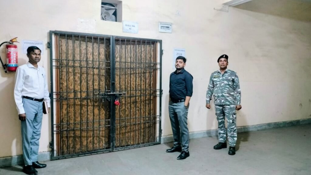 जिला निर्वाचन पदाधिकारी ने किया ईवीएम वेयर हाउस का निरीक्षण…