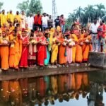 सिंदरी में शिव मंदिर पुनः प्राण प्रतिष्ठा के लिए निकली कलश यात्रा…