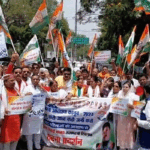महिला आरक्षण बिल लागू करने की मांग को लेकर कांग्रेस का पैदल मार्च, केंद्र सरकार के खिलाफ प्रदर्शन…