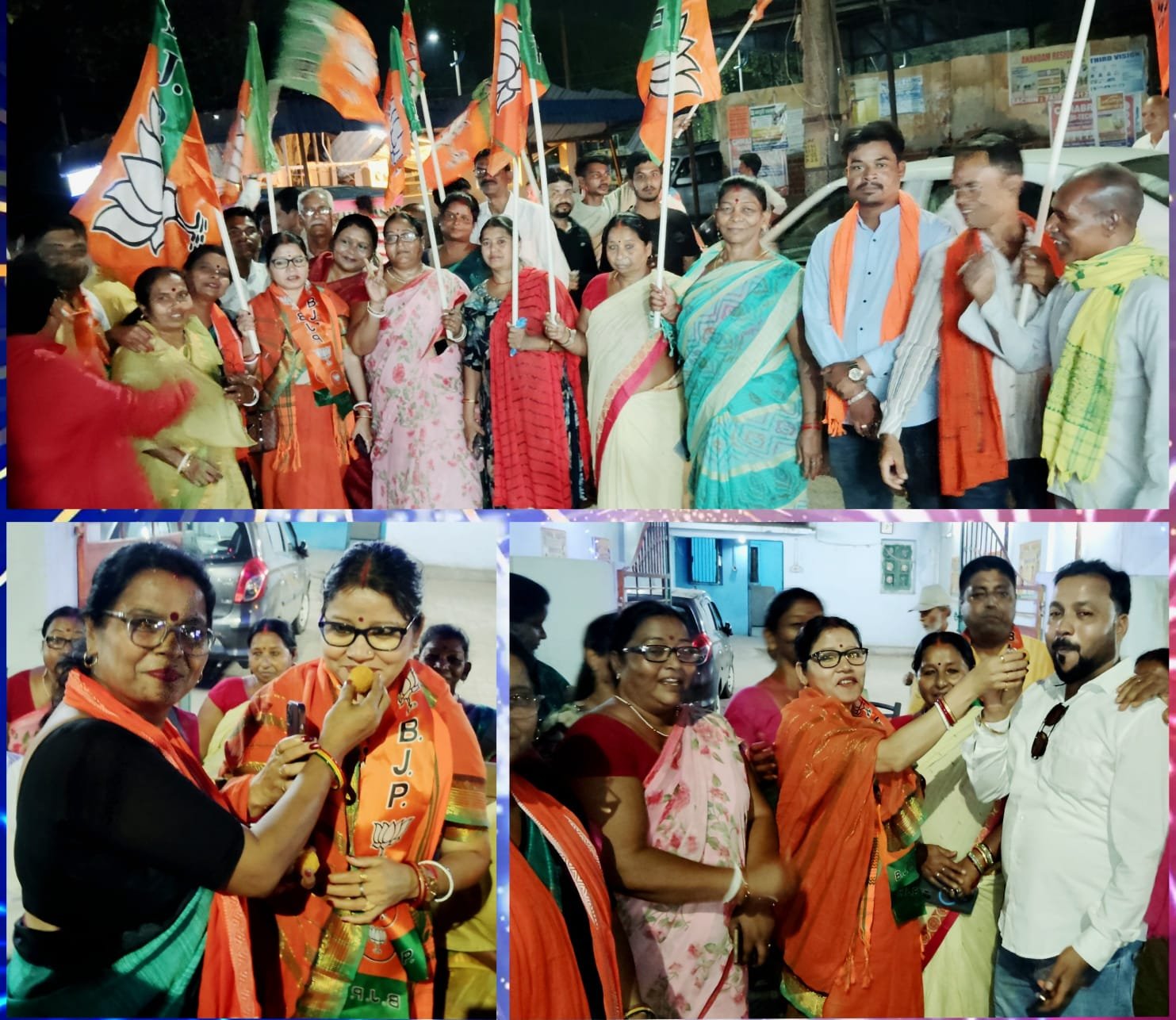 सिंदरी भाजपा कार्यालय में भाजपा के प्रचंड जीत पर भाजपा नेत्री तारा देवी के उपस्थिति में जश्न मनाया…