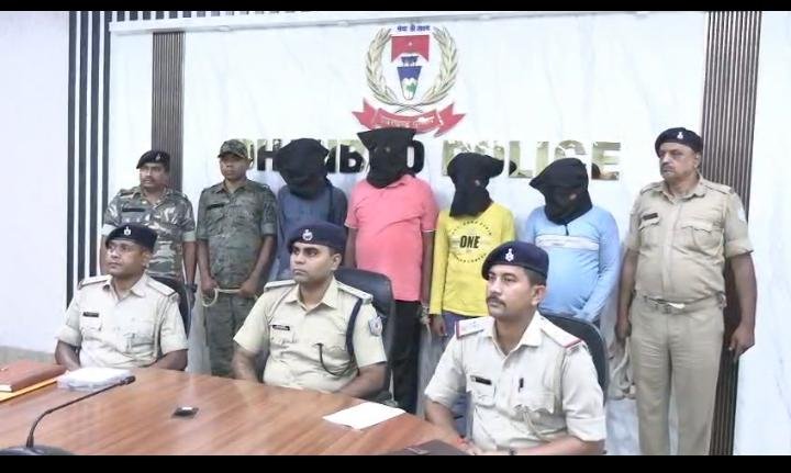 प्रिंस खान के नाम पर रंगदारी मांगने वाले चार आरोपी गिरफ्तार…