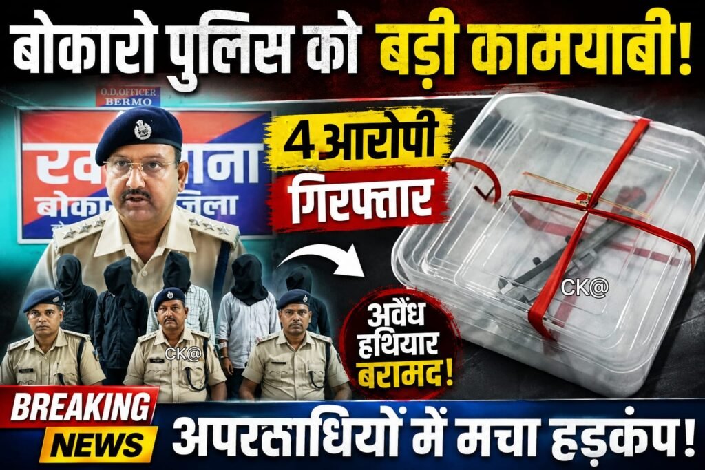 बेरमो के सुभाष नगर में मिनी गन फैक्ट्री का खुलासा, पटना STF से मिला था इनपुट, पढ़िए…