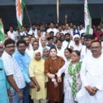 धनबाद अंचल अधिकारी के खिलाफ कांग्रेस का प्रदर्शन, स्थानांतरण और जांच की मांग…