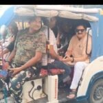 टोटो पर निकले विधायक राज सिन्हा, पीएम नरेंद्र मोदी की अपील पर दिया पेट्रोल-डीजल बचत का संदेश…