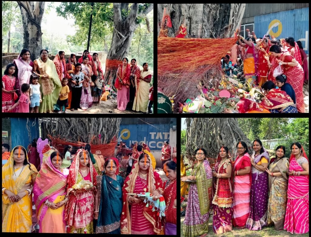 वट सावित्री व्रत पर सुहागिन महिलाओं ने की पूजा-अर्चना, पति की दीर्घायु की कामना…