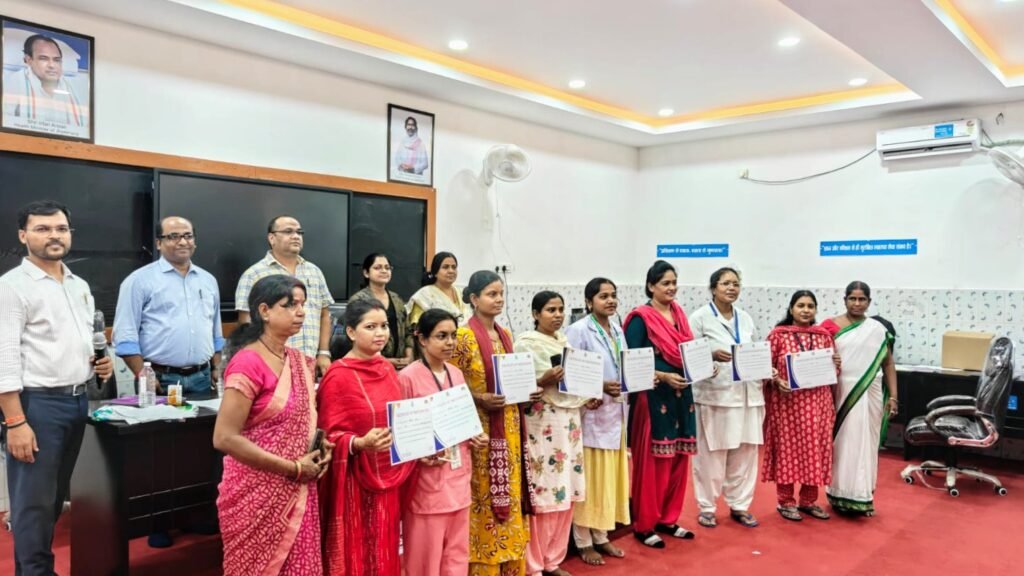 सदर अस्पताल में एमपीए-एससी सेवा का शुभारंभ..12 स्वास्थ्यकर्मियों को दिया गया प्रशिक्षण…