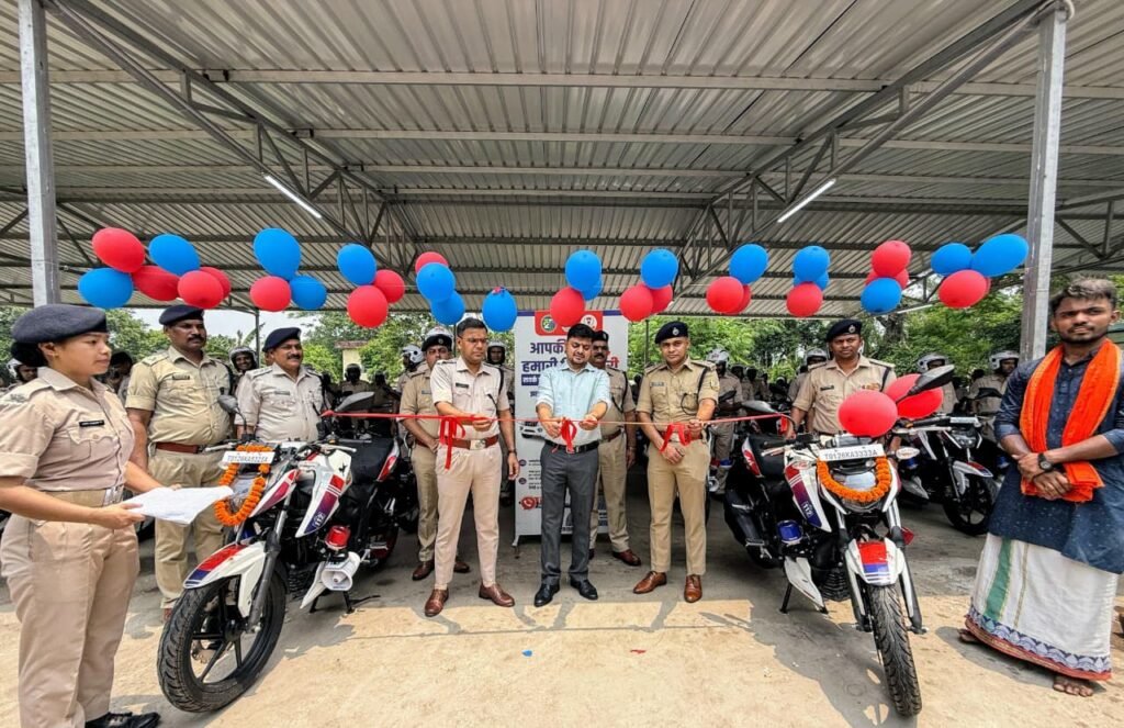 पुलिस मुख्यालय से धनबाद को मिली 45 नई बाइक…