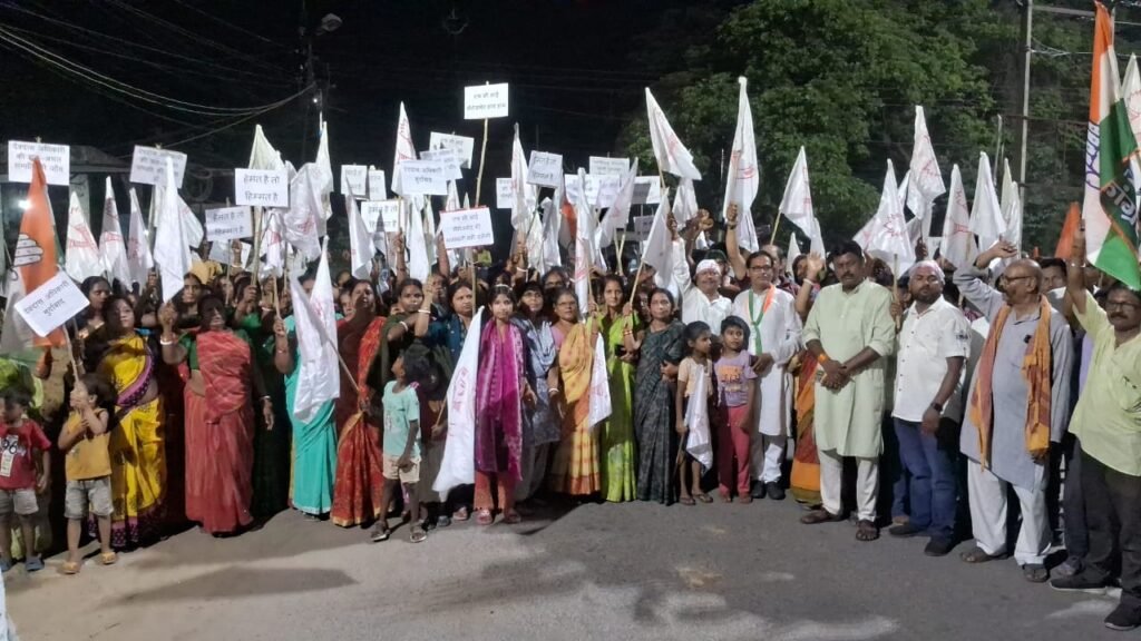 एफसीआई के आवास खाली करने के आदेश के खिलाफ मनोहरटाँड़ वासियों ने निकाला आक्रोश रैली…