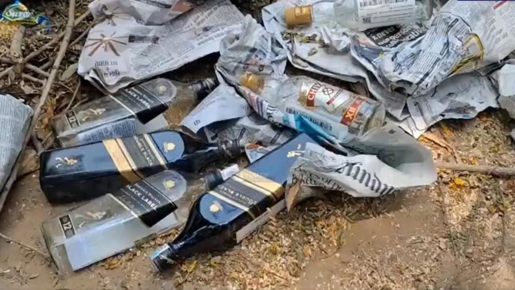 बिहार के सीएम आवास से सटे शराब की बोतल मिलने के बाद भी पुलिस के हाथ अब तक खाली…बिहार में शराबबंदी का सच्चाई जानिए….