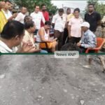 बाघमारा के सिनीडीह स्थित लफड़ा मोड़ के समीप तीन मकानों में दरार, इलाके में दहशत…