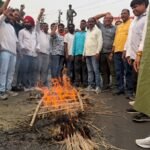 रागिनी सिंह के समर्थन में सड़कों पर उतरे कार्यकर्ता, श्रवण राय की शव यात्रा निकाल किया प्रतीकात्मक शव दाह…