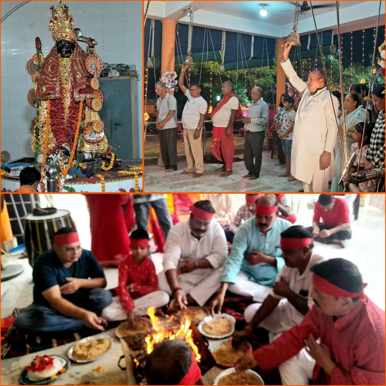 सिंदरी तालतला काली मंदिर के स्थापना दिवस पर उमड़ी श्रद्धालुओं की भीड़, भक्ति और उत्साह से गूंजा मंदिर परिसर