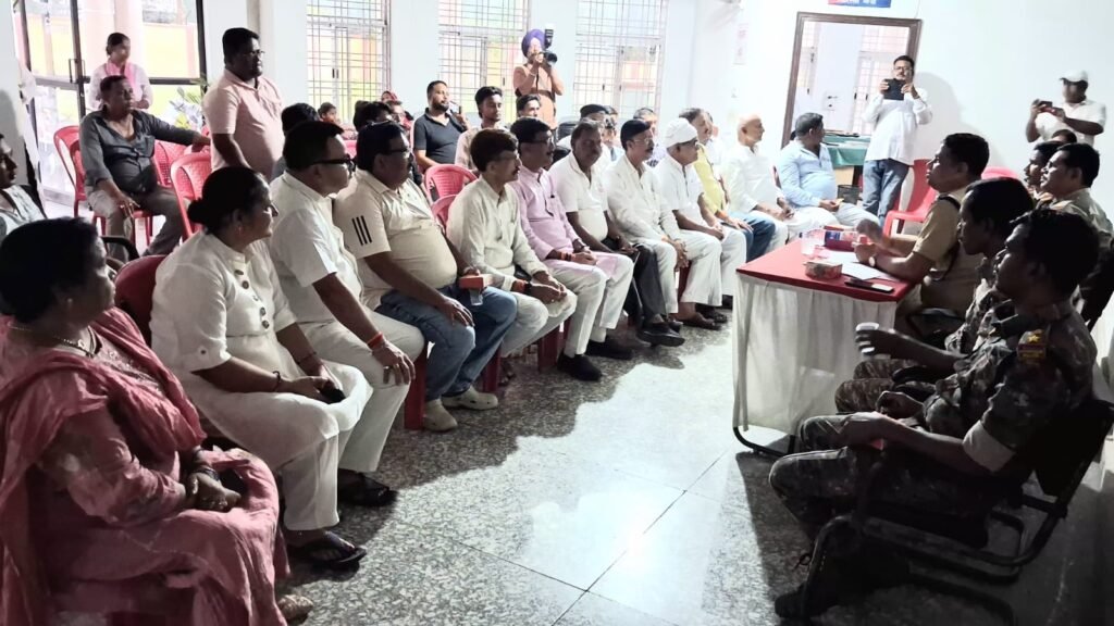 मोहर्रम को लेकर सिंदरी थाना में शांति समिति की बैठक, सौहार्द और शांति बनाए रखने की अपील