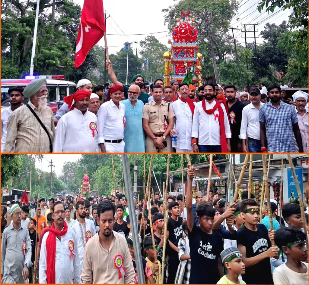सिंदरी में शांतिपूर्ण माहौल में संपन्न हुआ मोहर्रम, भाईचारे और गंगा-जमुनी तहज़ीब की दिखी मिसाल