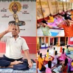अंतरराष्ट्रीय योग दिवस पर सिंदरी के गायत्री ज्ञान मंदिर में हुआ योग कार्यक्रम