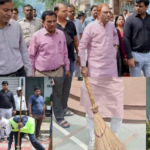 दिल्ली को कूड़े से मुक्त करने के लिए मेगा मार्च, महापौर ने खुद लगाई झाड़ू