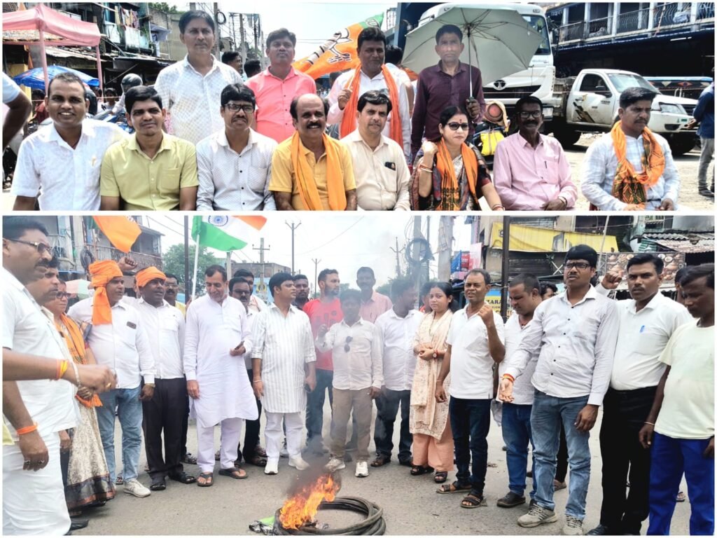 बलियापुर और सिंदरी में भाजपा के झारखंड बंद का असर, भर्ती परीक्षाओं में पारदर्शिता की उठी मांग