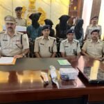 दो दिनों में चोरी कांड का खुलासा, चार आरोपी गिरफ्तार; चोरी का सामान बरामद