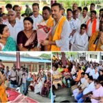 सिंदरी में क्वार्टर बचाने की मांग तेज, आजसू सुप्रीमो सुदेश महतो का भव्य स्वागत; आंदोलन को मिला समर्थन